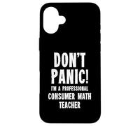 Insegnante di matematica dei consumatori Custodia per iPhone 16 Plus