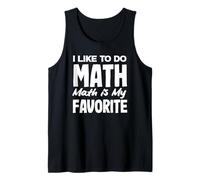 Insegnante di matematica Mi piace fare matematica è il mio preferito Canotta