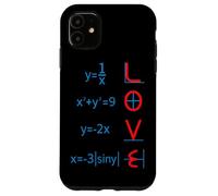 Insegnante di matematica San Valentino Grafici Matematica Incantesimo AMORE Custodia per iPhone 11
