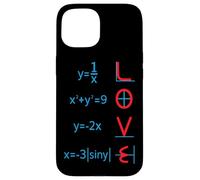 Insegnante di matematica San Valentino Grafici Matematica Incantesimo AMORE Custodia per iPhone 15