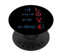 Insegnante di matematica San Valentino Grafici Matematica Incantesimo AMORE PopSockets PopGrip Adesivo