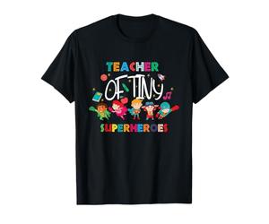 Insegnante di Piccoli Supereroi di Ritorno A Scuola Maglietta