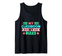 Insegnante di Pre-k Classroom My Rules Insegnante di Canotta