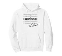 Insegnante di Scuola Collegio Francese Wordart Felpa con Cappuccio