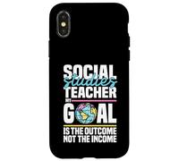 Insegnante di storia Risultato squadra Studi sociali Insegnante Custodia per iPhone X/XS