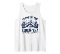 Insegnante di Storia Sippin sul Liber Tea Canotta