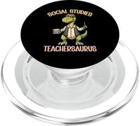Insegnante di storia Squad Insegnantiaurus Studi Sociali Insegnante PopSockets PopGrip per MagSafe