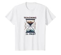 Insegnante di studi sociali: insegnare Il Passato per Il Futuro Maglietta, Bambini, Bianco, 12 Anni