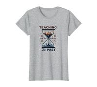 Insegnante di studi sociali: insegnare Il Passato per Il Futuro Maglietta, Donna, Grigio Melange, S
