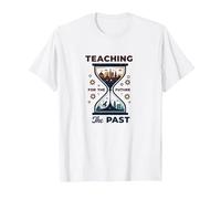 Insegnante di studi sociali: insegnare Il Passato per Il Futuro Maglietta, Uomo, Bianco, XXL