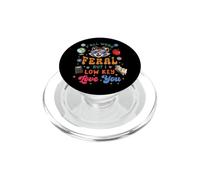 Insegnante divertente, procione selvatico, amore discreto PopSockets PopGrip per MagSafe