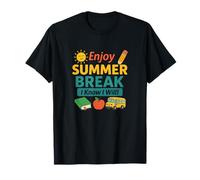 Insegnante e Facoltà Divertente Summer Break School Maglietta