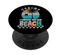 Insegnante estivo retrò Insegnare pensavo avessi detto PopSockets PopGrip Adesivo