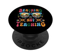 Insegnante estivo Spiaggia Non Insegnare Spiaggia Vacanza PopSockets PopGrip Adesivo