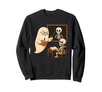 Insegnante Fantasma e Scheletro in Classe Felpa