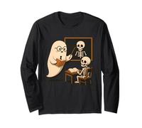 Insegnante Fantasma e Scheletro in Classe Maglia a Manica