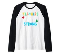 Insegnante Forte - Ritorno a Scuola ispiratore per Gli educatori Maglia con Maniche Raglan