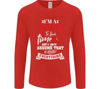 Insegnante i Know Everything Divertente Insegnamento Uomo Maniche