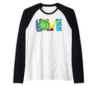 Insegnante insegnare Amore & Ispirare Insegnanti Divertenti Citazione Uomini Donne Maglia con Maniche Raglan