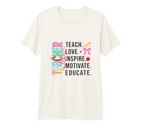Insegnante Ispira Educare Apprezzamento Maglietta Premium