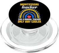 Insegnante Montessori come un normale insegnante solo modo più fresco PopSockets PopGrip per MagSafe