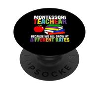 Insegnante Montessori Insegna perché tutti cresciamo PopSockets PopGrip Adesivo