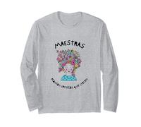 Insegnante Semi Piante Crescere Natale Scuola Maglia a Manica