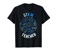 Insegnante STEM - Scienza, Tech, Ingegneria e Educazione Matematica Maglietta con Stampa Grafica Economica