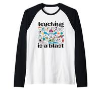 Insegnante Vita Astronomia L'insegnamento dello Spazio è un'esplosione nello Spazio Profondo Maglia con Maniche Raglan
