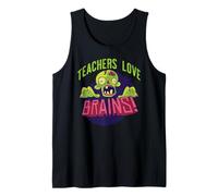Insegnanti Amano Il Cervello Halloween Scuola Insegnante Meme Divertente Canotta