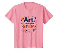 Insegnanti d'Arte Arte L'Originale STEM Educazione Creativa Maglietta, Bambini, Rosa, 10 Anni