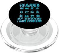 Insegnanti di matematica - Io sono un insegnante di matematica camicie di matematica per insegnanti PopSockets PopGrip per MagSafe