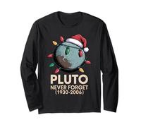 Insegnanti di scienze - I Geek Spaziali Non dimenticano mai Il Pianeta Plutone Maglia a Manica