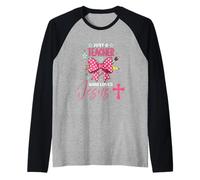 Insegnare alle donne cristiane inchinano solo un insegnante che ama Gesù Maglia con Maniche Raglan