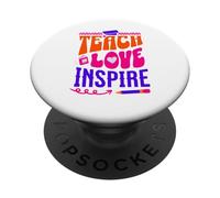 Insegnare Amare Ispirare Con Passione E Cura PopSockets PopGrip Adesivo