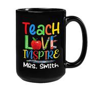 Insegnare, Amare, Ispirare Tazza Mug Durevole Tazze Da Tè Novità Tazza Colazione Regali Divertenti Per Ufficio Fidanziati Natale Regalo 330Ml