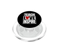 Insegnare amore ispirare scuola insegnante apprezzamento cuore PopSockets PopGrip per MagSafe