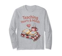 Insegnare Cuori e menti educatore Amore Design Maglia a Manica
