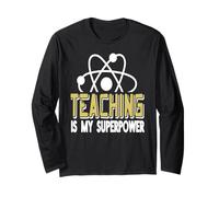 Insegnare è Il Mio superpotere scientifico Maglia a Manica