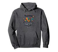 Insegnare Fuori dagli schemi Ispirazione per l'istruzione Speciale Felpa con Cappuccio, Unisex per Adulti, Grigio Scuro, M