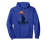 Insegnare la libertà Uno Sparkler alla Volta Felpa con Cappuccio, Unisex per Adulti, Blu Reale, XXL