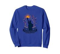 Insegnare la libertà Uno Sparkler alla Volta Felpa, Unisex per Adulti, Blu Reale, XXL