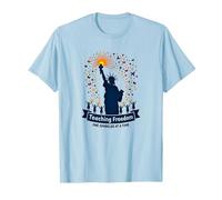 Insegnare la libertà Uno Sparkler alla Volta Maglietta, Uomo, Celeste, L