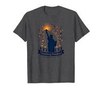 Insegnare la libertà Uno Sparkler alla Volta Maglietta, Uomo, Grigio Scuro, 5XL