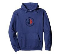 Insegnare Menti Toccando Cuori Ispirazione Educatore Felpa con Cappuccio, Unisex per Adulti, Navy, L