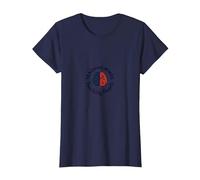Insegnare Menti Toccando Cuori Ispirazione Educatore Maglietta, Donna, Navy, 3XL
