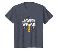 Insegnare Non ai deboli: Mantra Motivazionale dell'educatore Maglietta, Bambini, Pervinca, 10 Anni