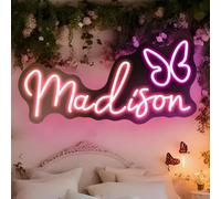 Insegne al neon a specchio personalizzate, insegna al neon personalizzabile per decorazione da parete, insegne a LED per camera da letto, matrimonio, festa di compleanno, insegna personalizzata per
