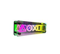 Insegne al Neon Luci LED Lampada da Tavolo Colorata Specchio A Mille Strati Luce D'Atmosfera per e-Sport, Camera da Letto, Compleanno, Decorazione