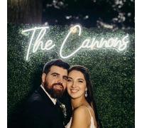 Insegne al neon personalizzate Decorazione da parete personalizzata: Personalizza il segno del nome del LED dimmerabile rosa lettere personalizzate segno luminoso per la casa camera da letto bar